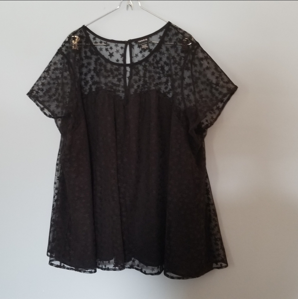 Torrid black starry top